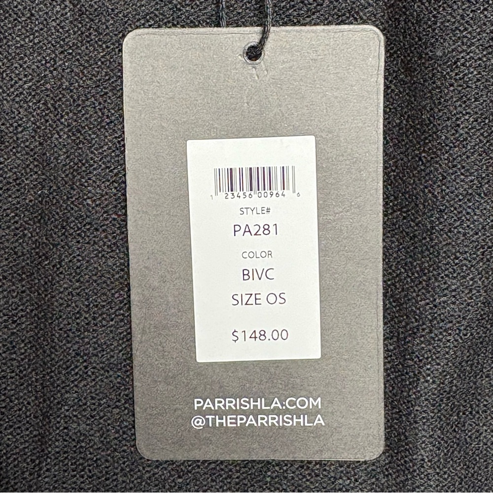 NEW Parrish LA Stevie Colorblock Knit Over Shoulder Wrap Poncho OS One Size - Picture 13 of 13